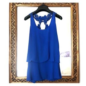 4/$20💗 Blue Dressy Tank Top